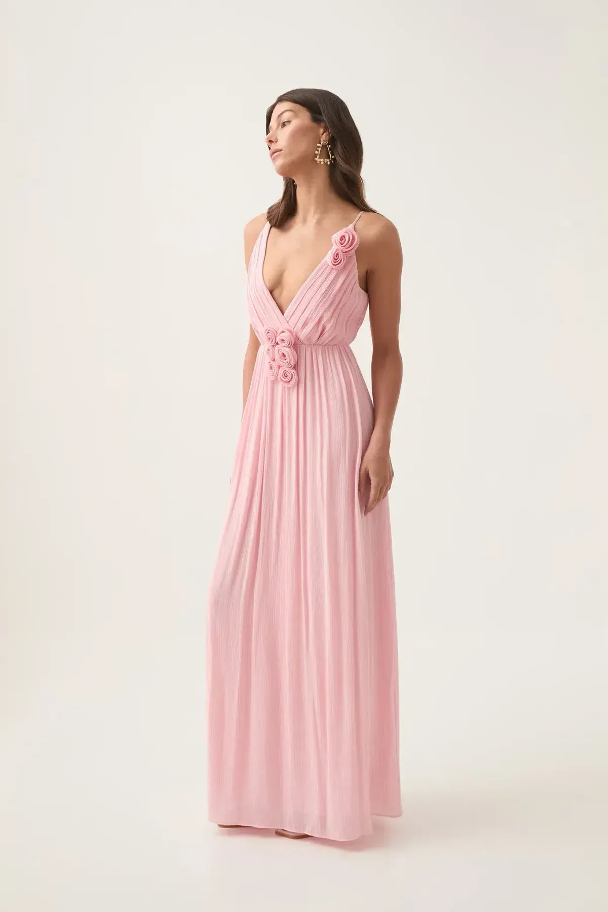 💗 New AJE Mercurial Maxi Dress in Blush Pink - Size 8 AU 💗 for rent on The Volte - main image