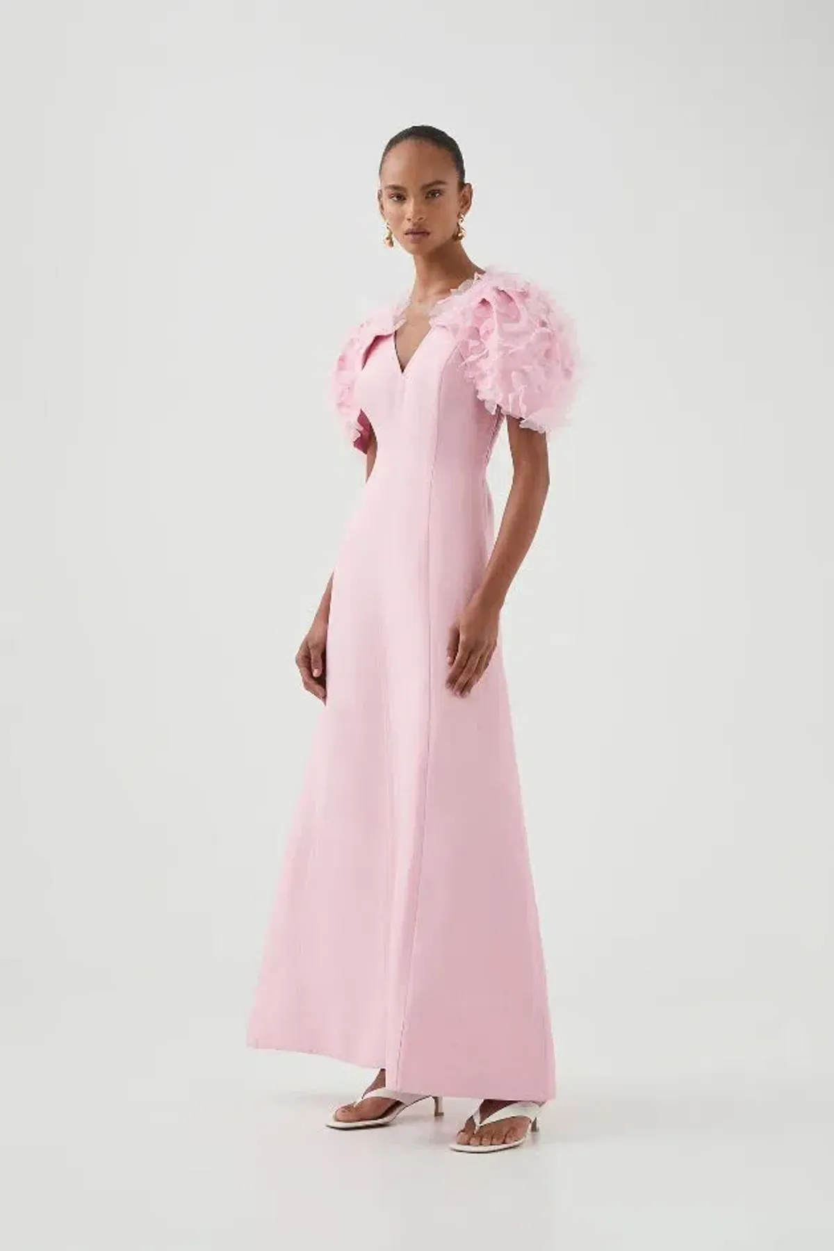 🌸 AJE Muse Maxi Dress – Cherry Blossom Pink – Size 14 (AU) Gown 🌸 for rent on The Volte - main image