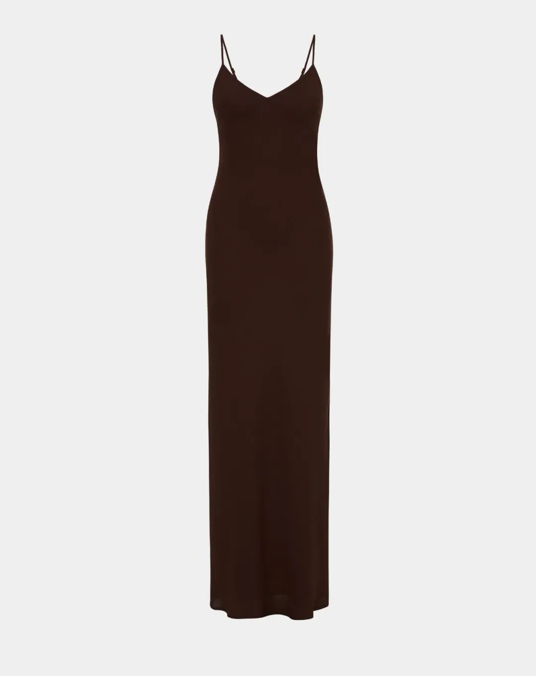 With Harper Lu Georgette Maxi Dress in Chocolate Brown Size M / AU 10 for rent on The Volte - main image