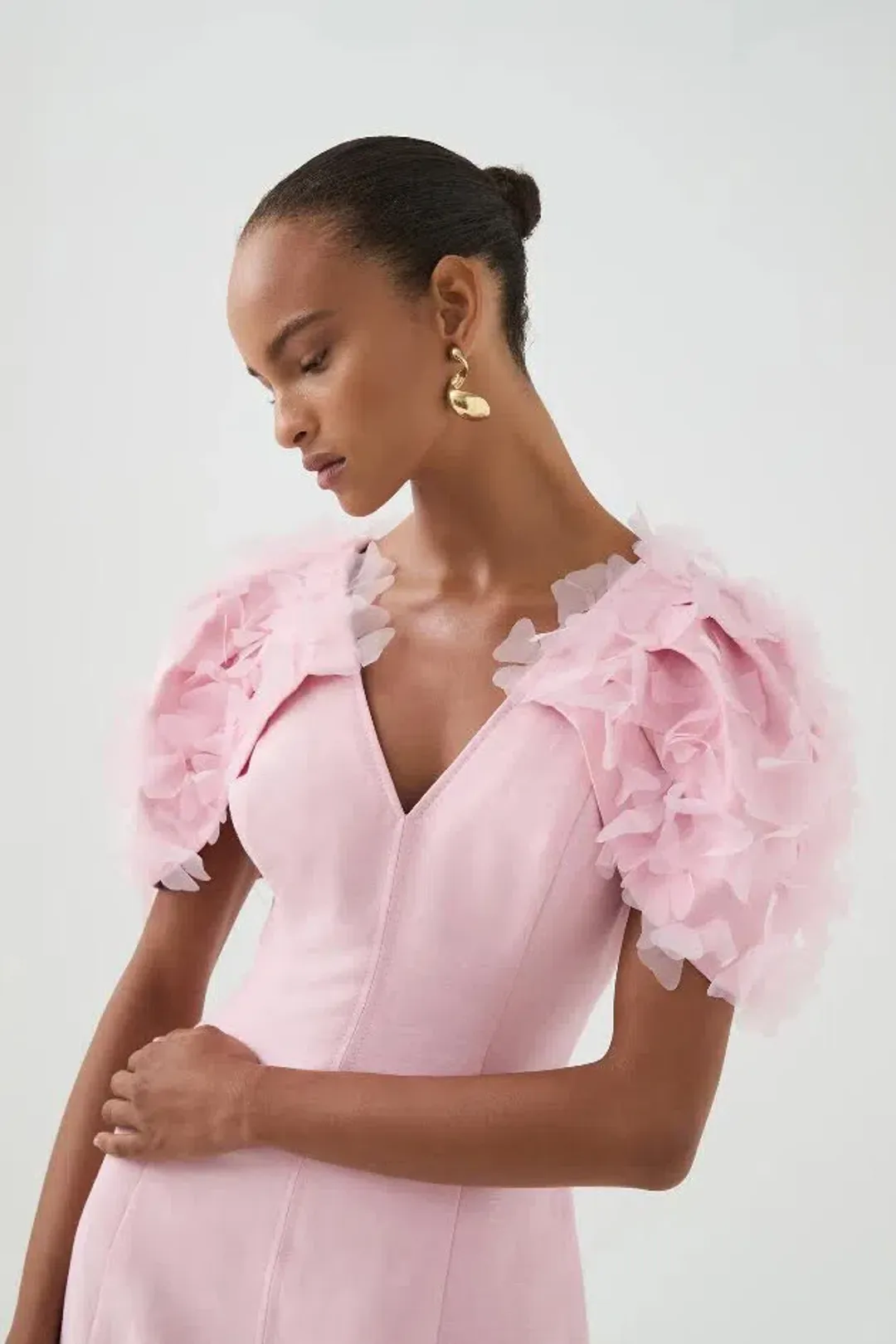 🌸 AJE Muse Maxi Dress – Cherry Blossom Pink – Size 10 AU Gown 🌸 for rent on The Volte - main image