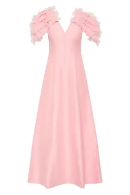 🌸 AJE Muse Maxi Dress – Cherry Blossom Pink – Size 10 AU Gown 🌸 for rent on The Volte - image 6