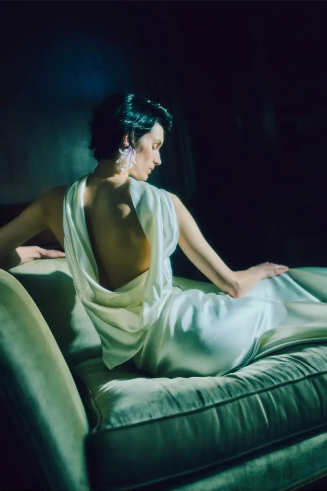 Daniel Frankel River Dress Silk Wool Strapless Size 2 for rent on The Volte - main image