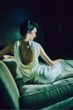 Daniel Frankel River Dress Silk Wool Strapless Size 2 for rent on The Volte - image 4