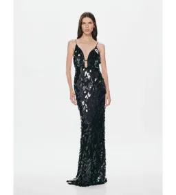 Misha Sapphire Sequin Dress in Black Size XXS/AU4 for rent on The Volte - image 1