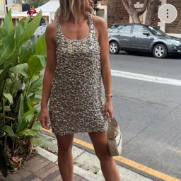 ARRANGE Textured Embellished Sequin Beaded Dress Size 8 S Small Silver for rent on The Volte - image 6