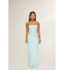 Hntr The Label Huxley Gown in Aqua Size L/AU12 for rent on The Volte - image 1