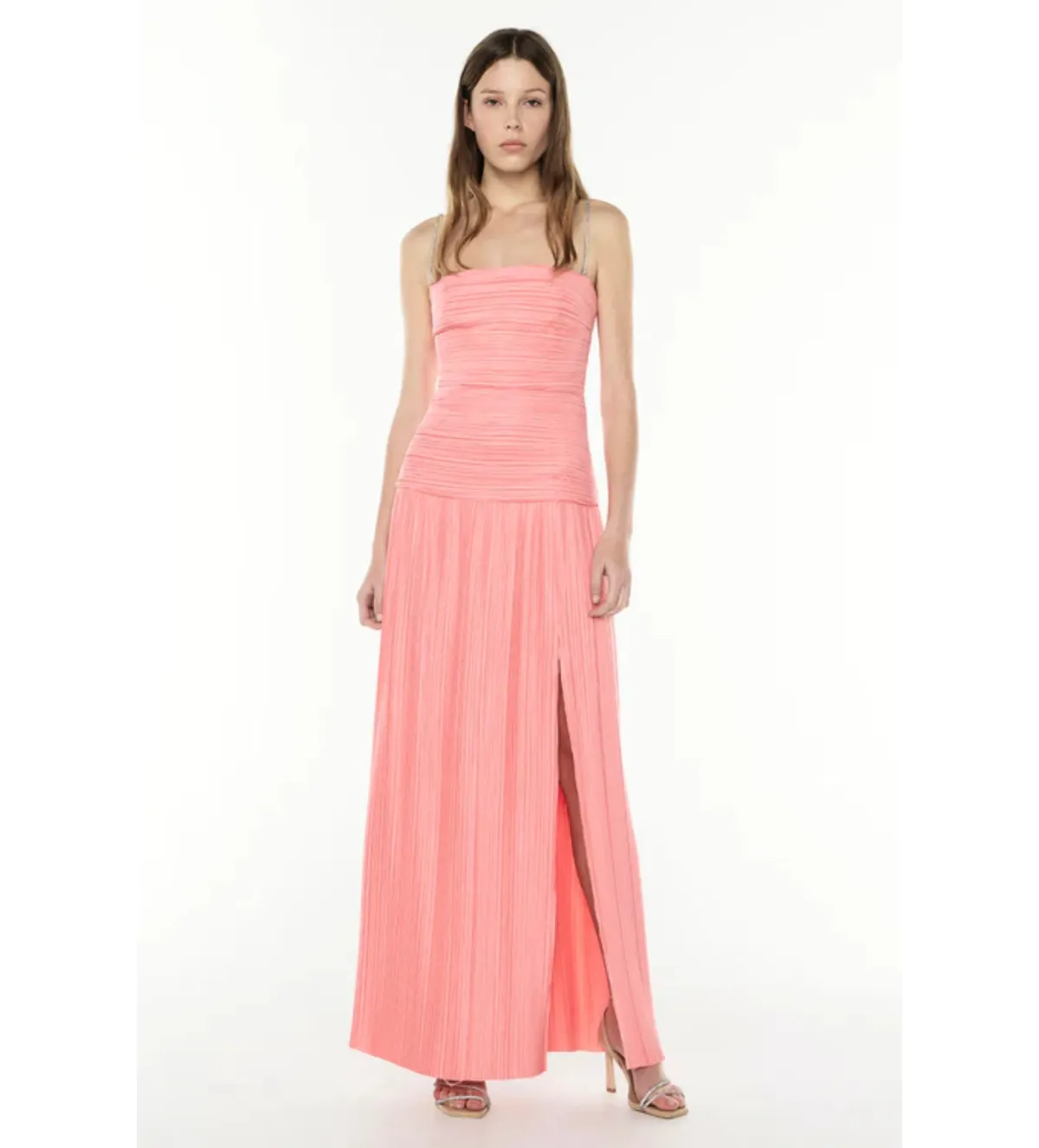 Manning Cartell Royal Debut Dress in Melon Size AU6 for rent on The Volte - main image