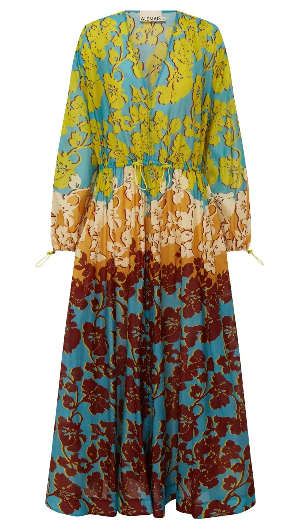 Alemais Splice shirtdress. Size AU16 for rent on The Volte - main image