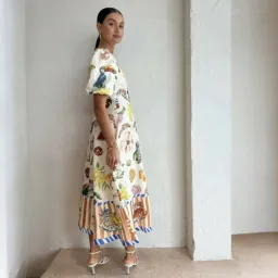 Alemais Theo Midi Dress Size 8 for rent on The Volte - image 4