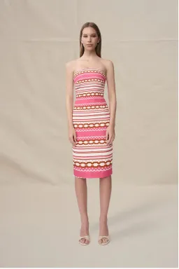 Melina Mosaic Midi Dress by By Johnny Size 8 for rent on The Volte - image 1