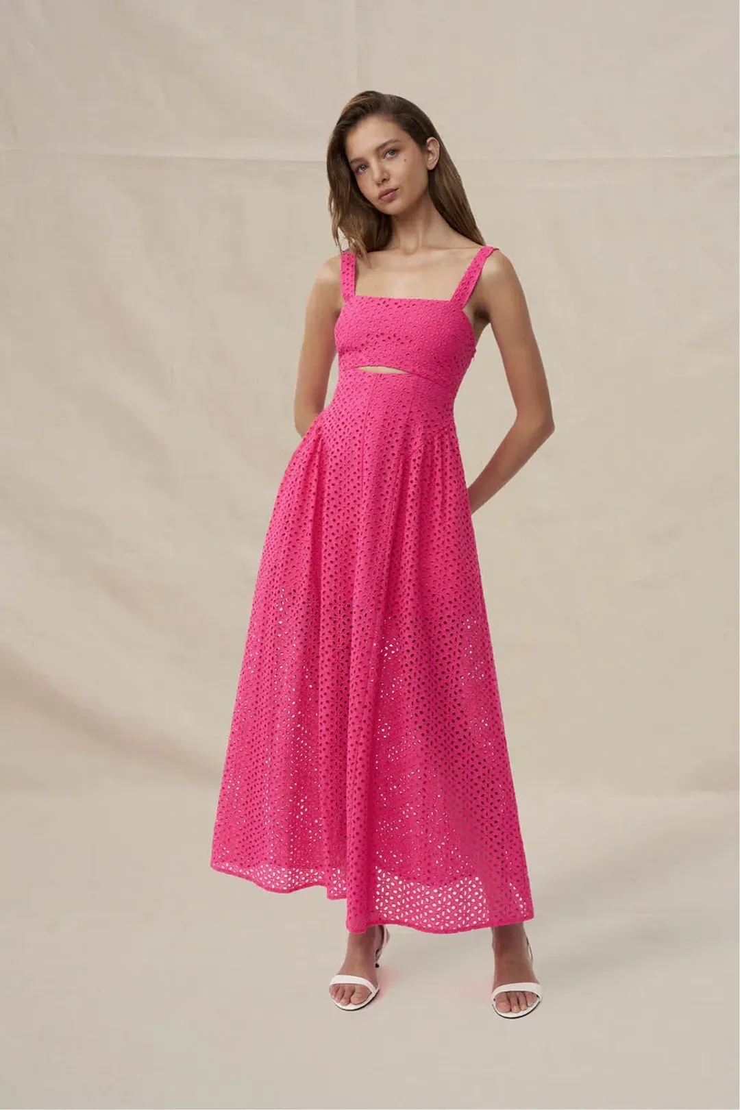 Willow Anglaise Sun Dress by By Johnny Size 8 for rent on The Volte - main image