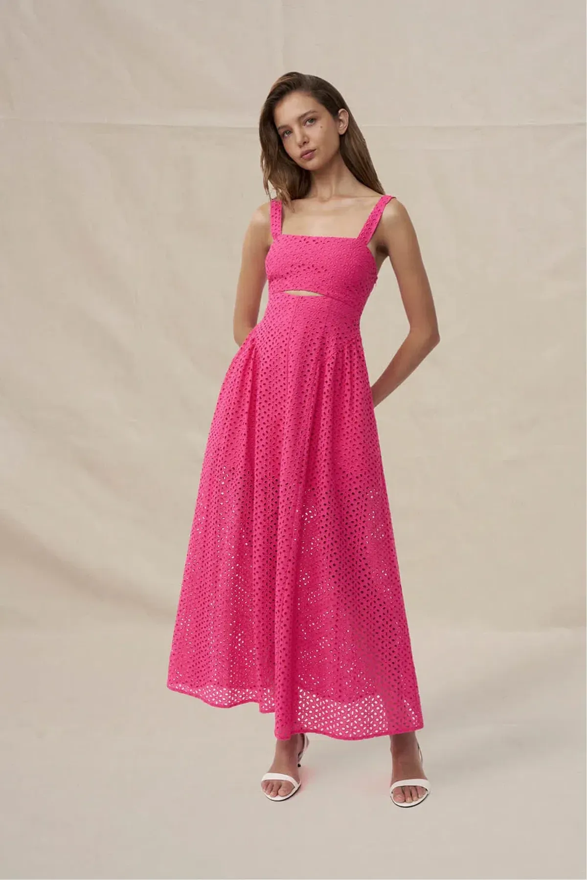 Willow Anglaise Sun Dress by By Johnny Size 8 for rent on The Volte - main image