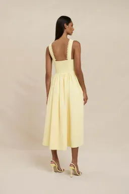 Nova Scallop Midi Dress by By Johnny Size 8 for rent on The Volte - image 6