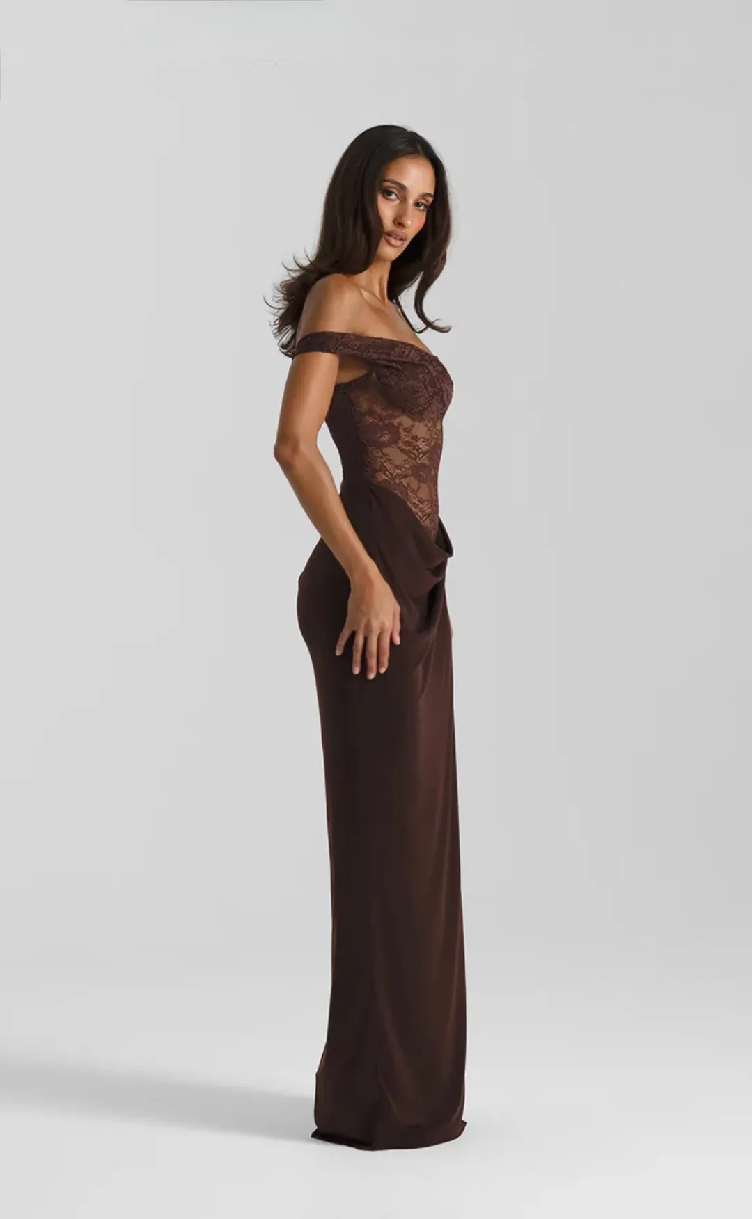 Natalie Rolt / Sloane Dress / Espresso / Size 8 (1) for rent on The Volte - main image