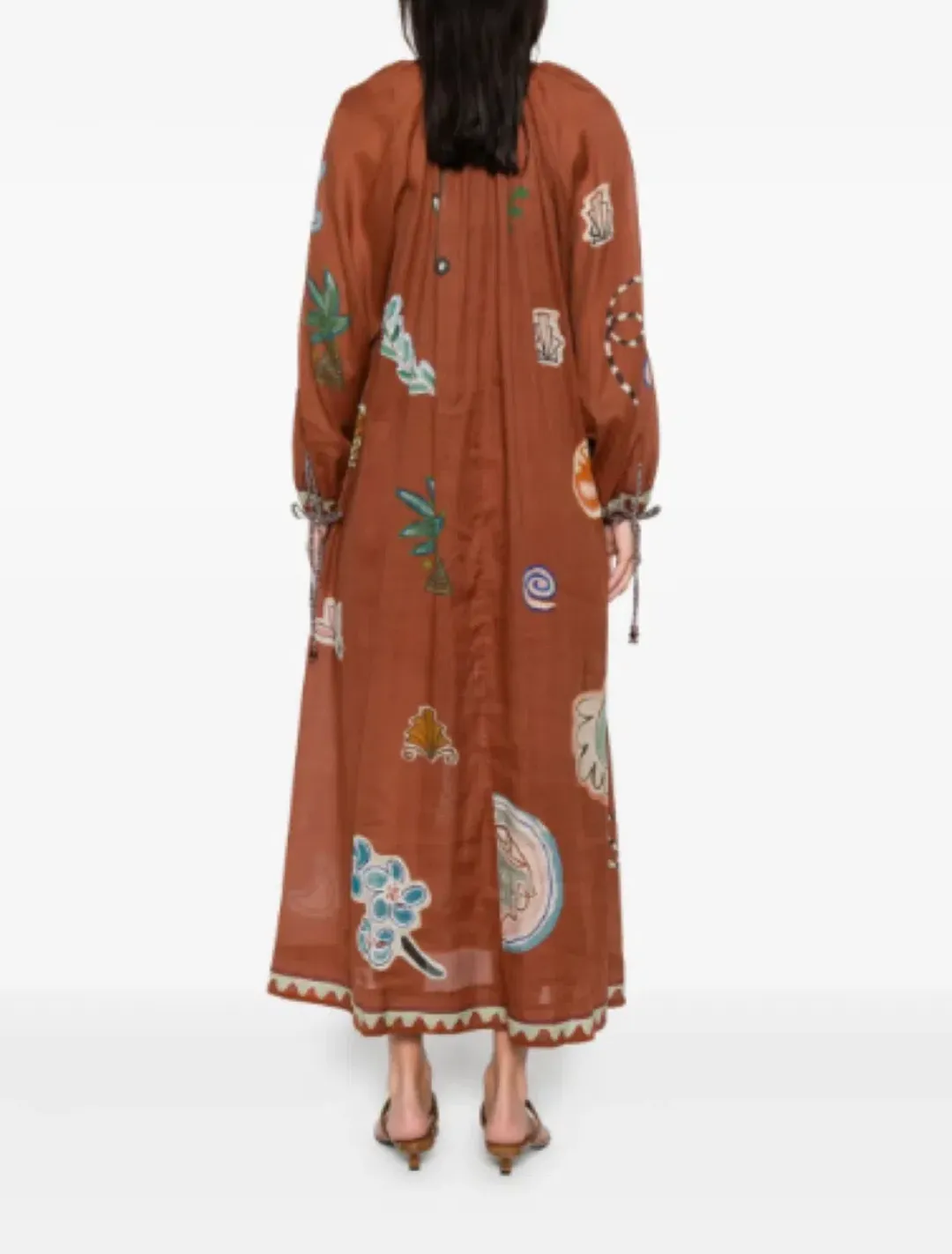 Alémais LAURENCE TIE FRONT SHIRTDRESS 8 for rent on The Volte - main image