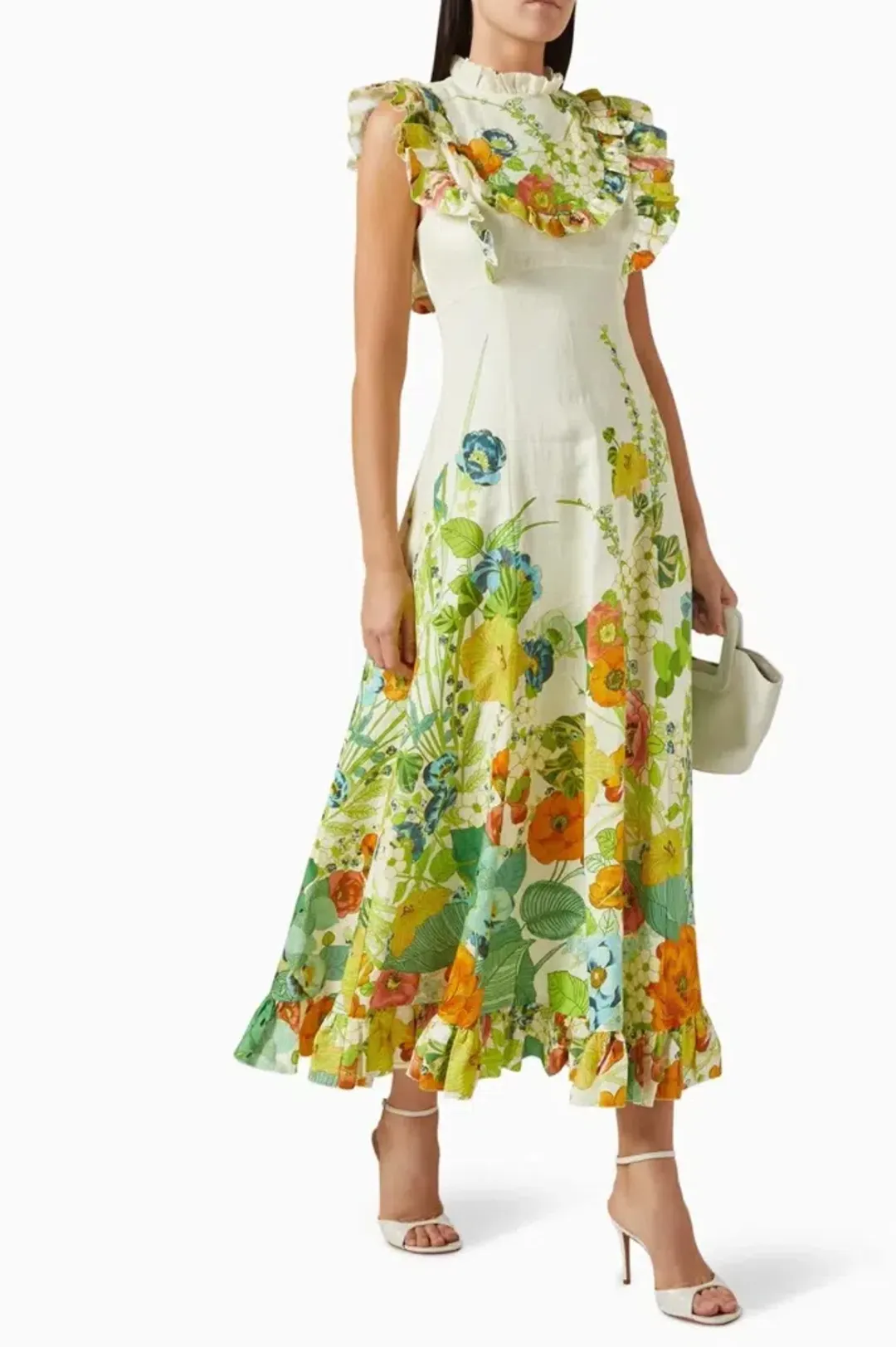 Alemais Constance Midi Dress Multi Size 4 for rent on The Volte - main image