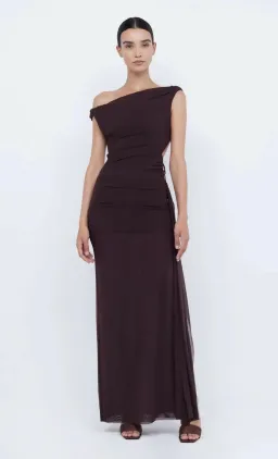 Bec & Bridge Kailani Asym Dress in Chocolate Brown Size 6 for rent on The Volte - image 8
