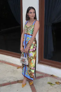 ALEMAIS DREAMER CORSET MIDI DRESS for rent on The Volte - image 1