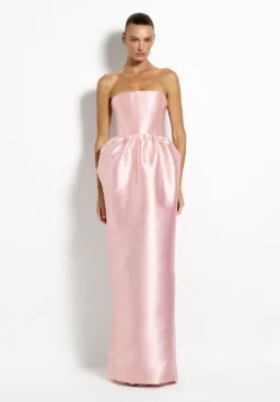 Effie Kats Peyton Gown in Blush Size 6 for rent on The Volte - image 1