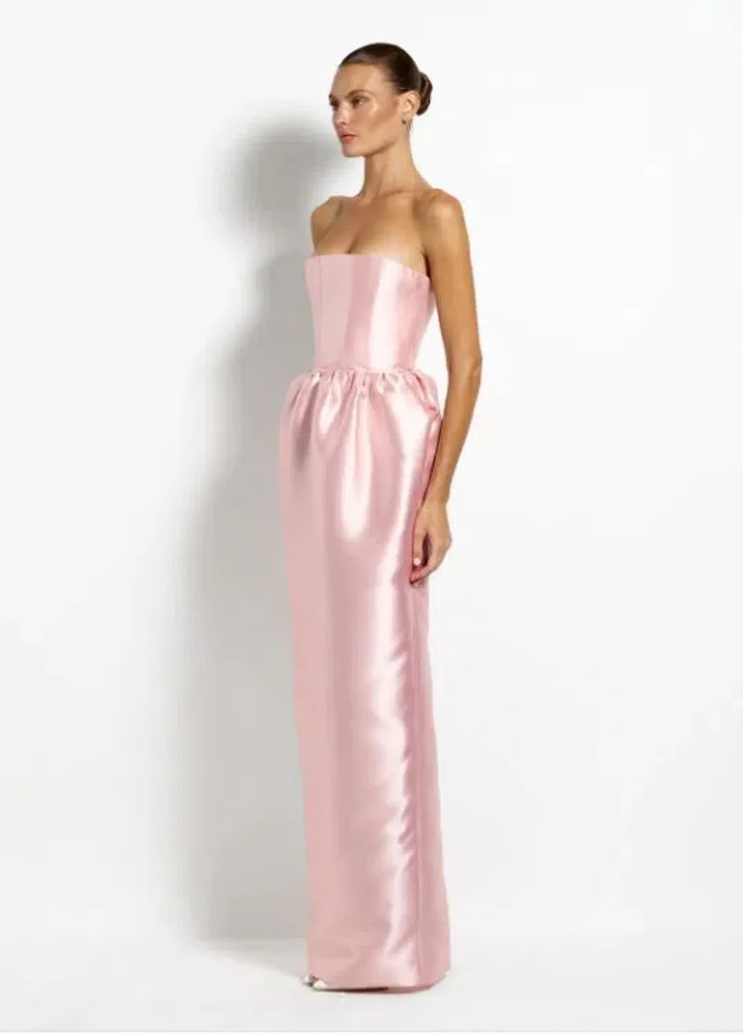 Effie Kats Peyton Gown in Blush Size 6 for rent on The Volte - main image