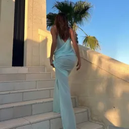 Natalie Rolt Magnolia Gown Baby Blue Size 8 for rent on The Volte - image 2