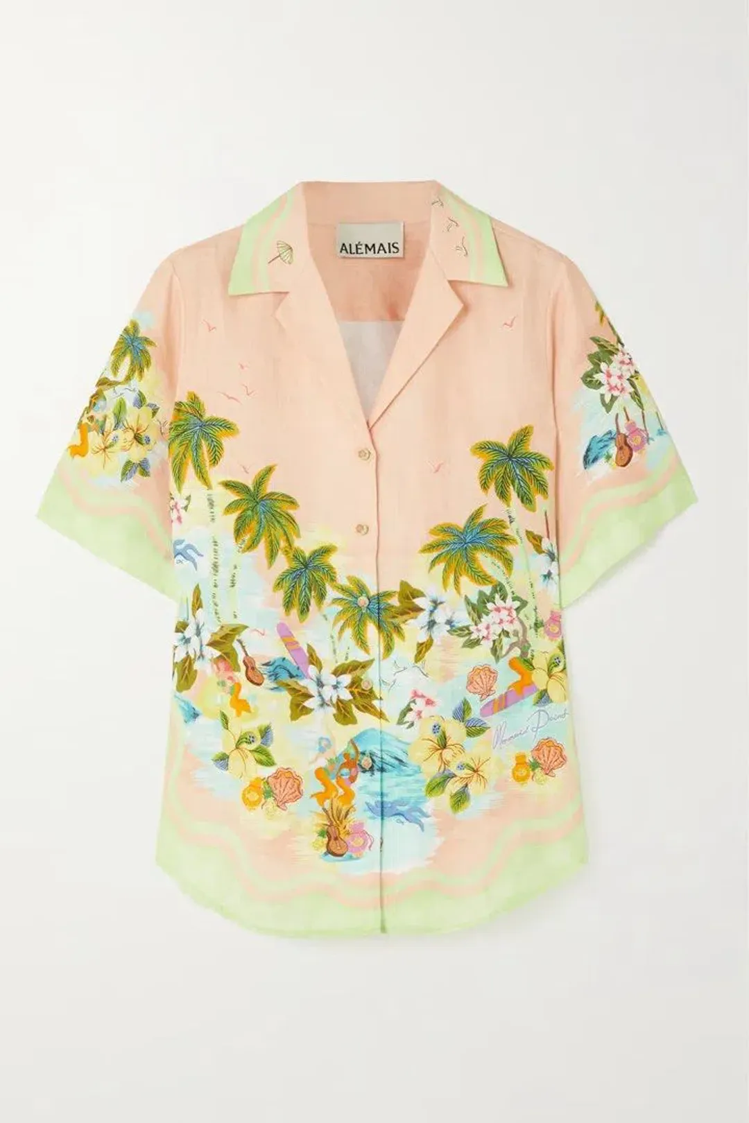 ALEMAIS MERMAID POINT SHIRT AND SHORT SET SIZE 8 for rent on The Volte - main image