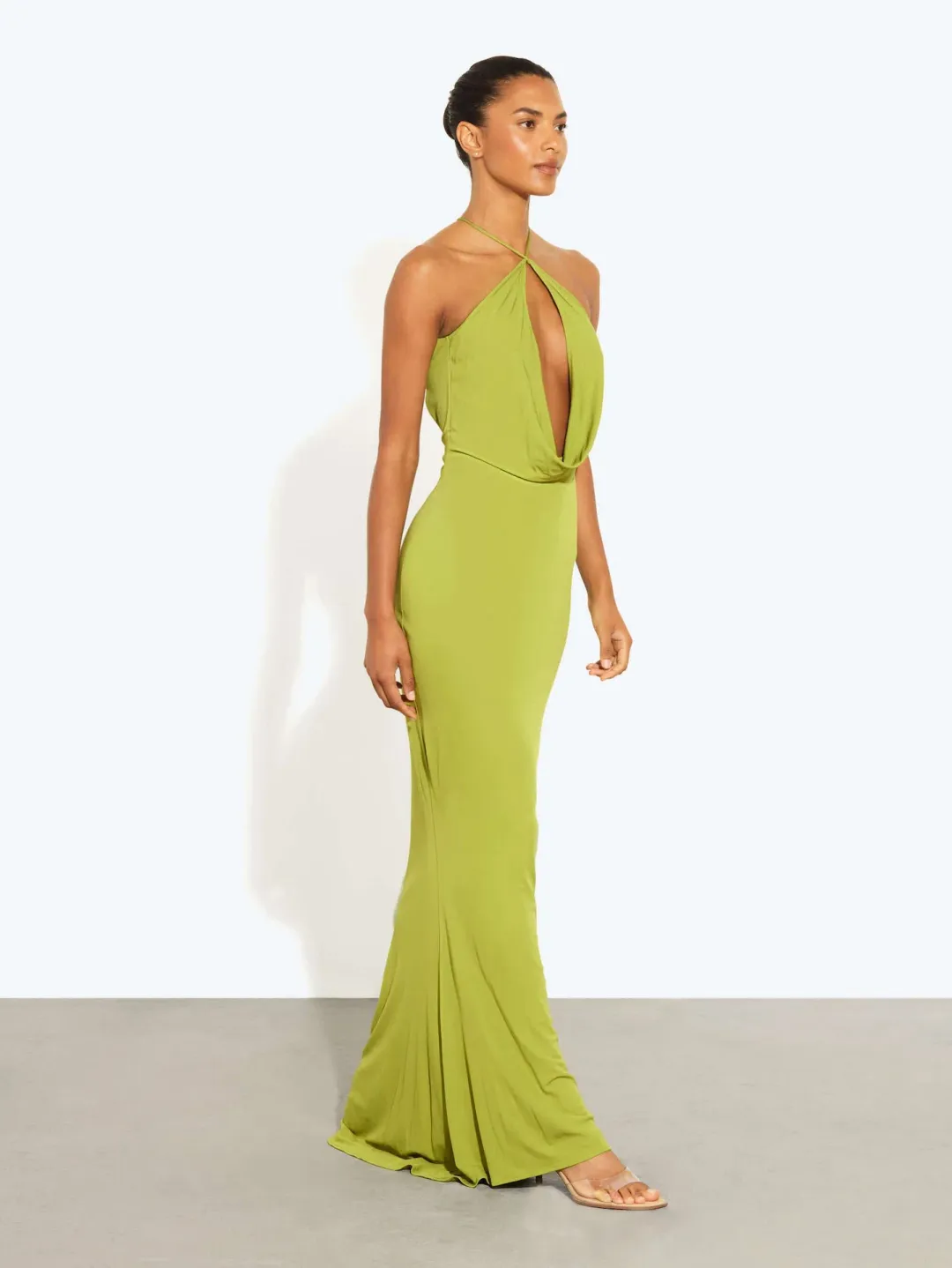 Rat & Boa Giovana Maxi Dress in Green Size S / AU 8 for rent on The Volte - main image