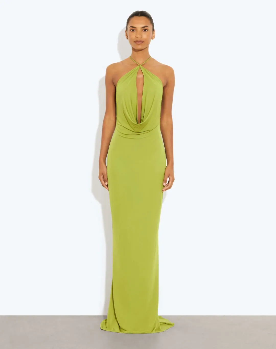 Rat & Boa Giovana Maxi Dress in Green Size S / AU 8 for rent on The Volte - main image
