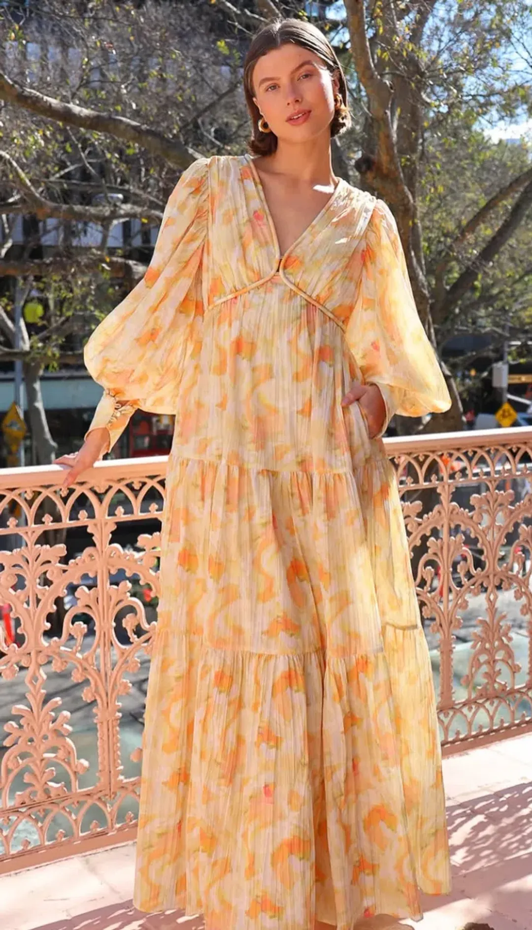 ACLER REDFORD MAXI DRESS SIZE 12 for rent on The Volte - main image