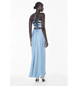Manning Cartell Time to Shine Slip Dress in Powder Blue Size AU8 for rent on The Volte - image 3