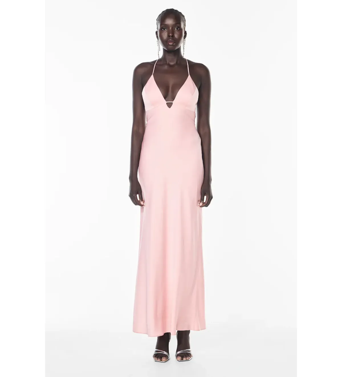 Manning Cartell Time To Shine Slip Dress in Pastel Pink Size AU4 for rent on The Volte - main image