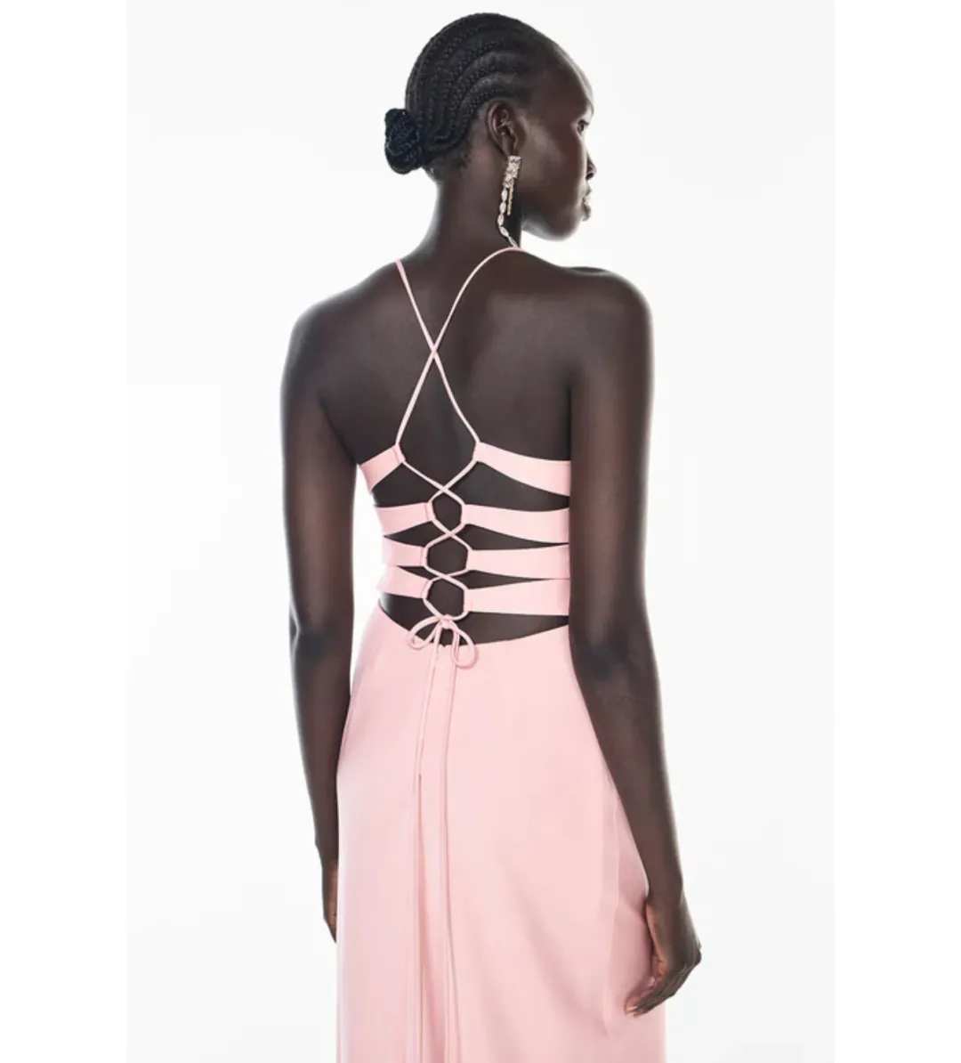 Manning Cartell Time To Shine Slip Dress in Pastel Pink Size AU8 for rent on The Volte - main image