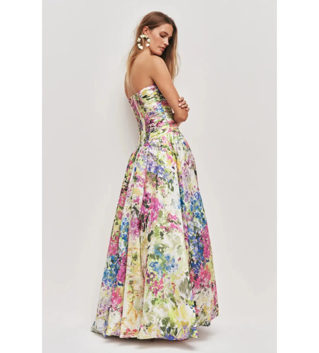 Aje Dahlia Gown in Lavandula Size AU12 for rent on The Volte - main image