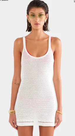 Venroy Crochet Cami Mini Dress - size S for rent on The Volte - image 1