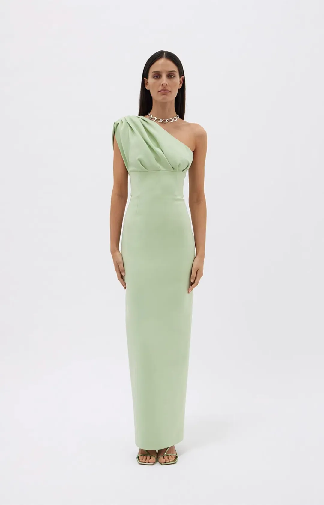 Rachel Gilbert Winnie Gown green size 6 for rent on The Volte - main image