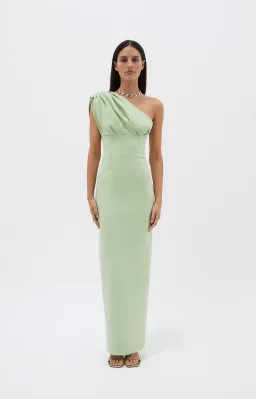 Rachel Gilbert Winnie Gown green size 6 for rent on The Volte - image 1