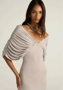 Ance Gria - Neve Dress in Grey Size M for rent on The Volte - image 5