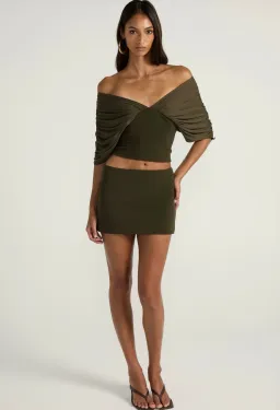 Ance Gria - Neve Mini Set in Olive Size S for rent on The Volte - image 1