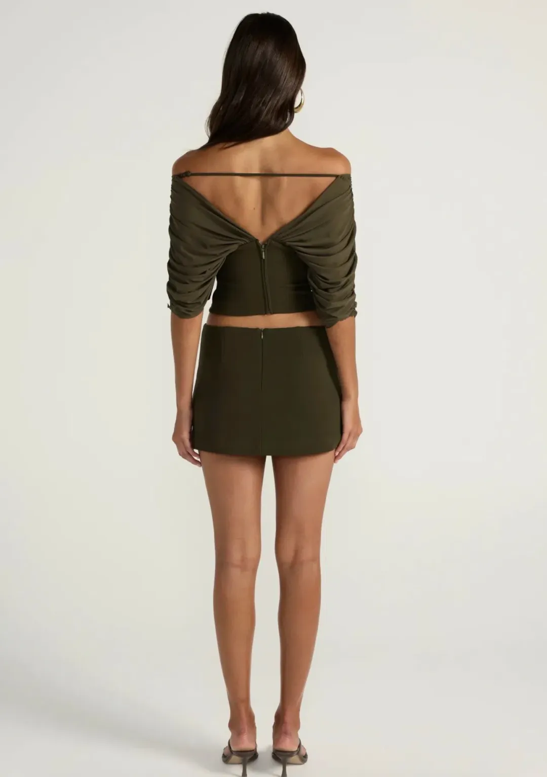 Ance Gria - Neve Mini Set in Olive Size S for rent on The Volte - main image