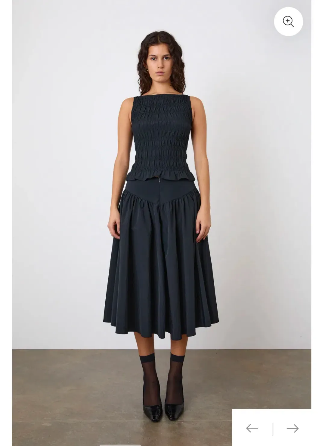 Peachy Den Deba Set in Black - Size Small for rent on The Volte - main image
