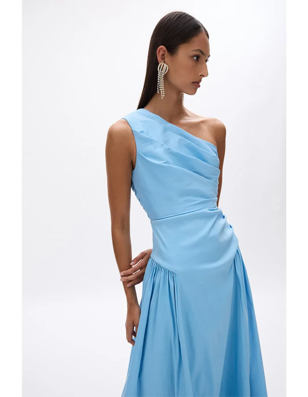 Rachel Gilbert ‘Banksia’ dress in blue for rent on The Volte - main image