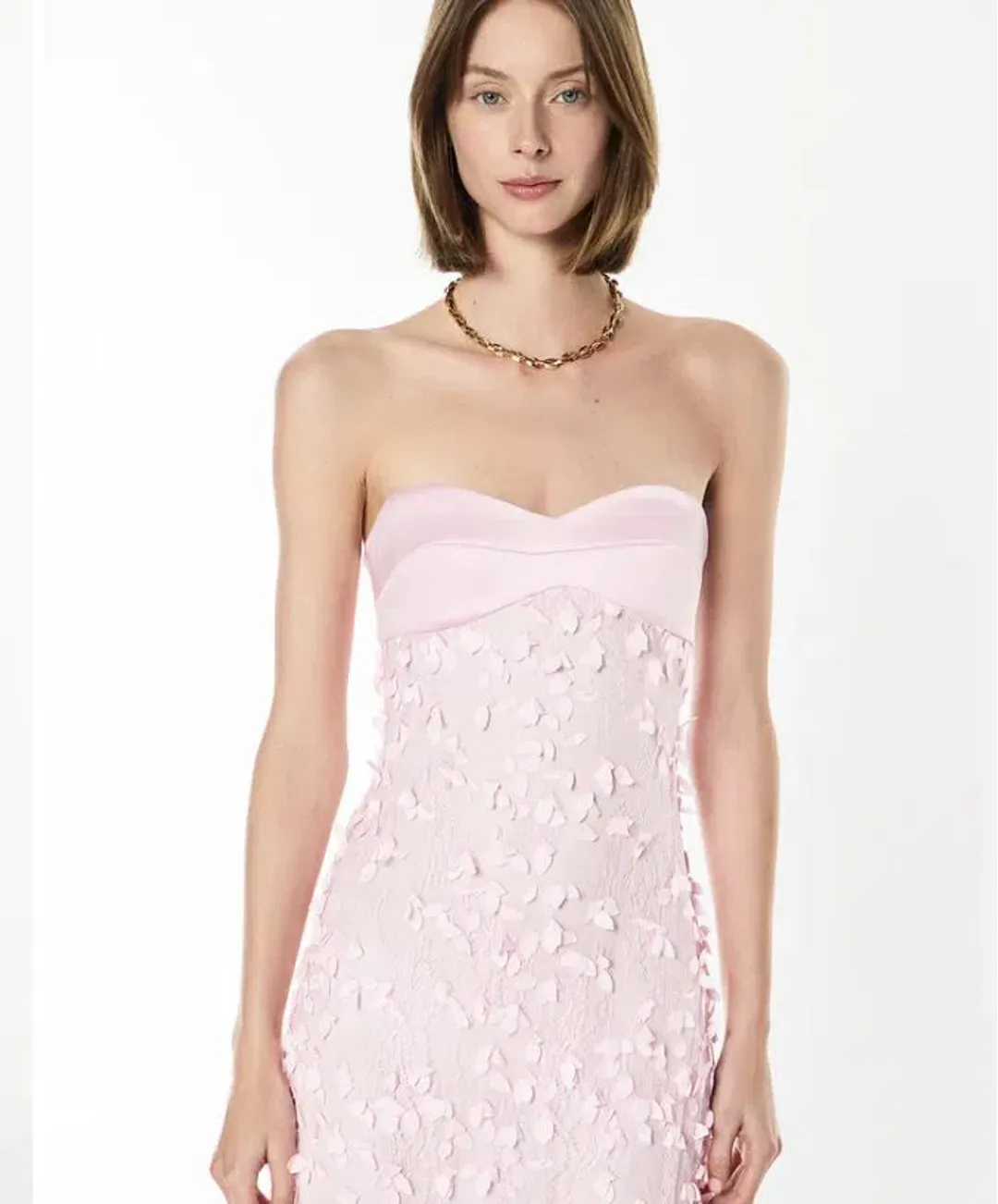 Manning Cartell Enchantment Balconette Dress in Petal Pink Size 8 for rent on The Volte - main image