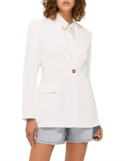 Saba Dharma Stitch Detail Blazer Beige Size 14 for rent on The Volte - image 8