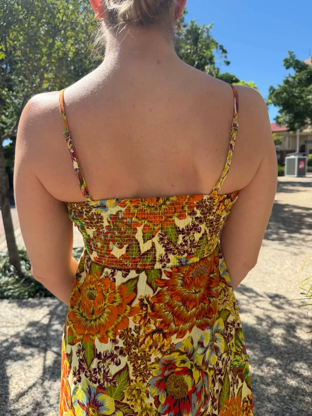 ALEMAIS LANA SQUARE DAY DRESS SIZE 14 for rent on The Volte - main image