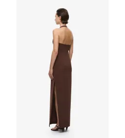 Misha Alusia Dress in Chocolate Size M/AU10 for rent on The Volte - image 3