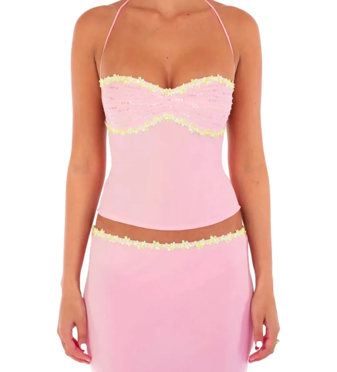 I Am Delilah Jemima Set in Lemonade Size S/AU8 for rent on The Volte - main image