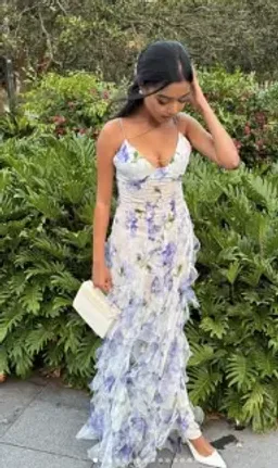 Iris Flower Maxi Dress for rent on The Volte - image 1