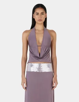 Ownley Aubergine Kyra Top & Francesca Skirt set  size S for rent on The Volte - image 3