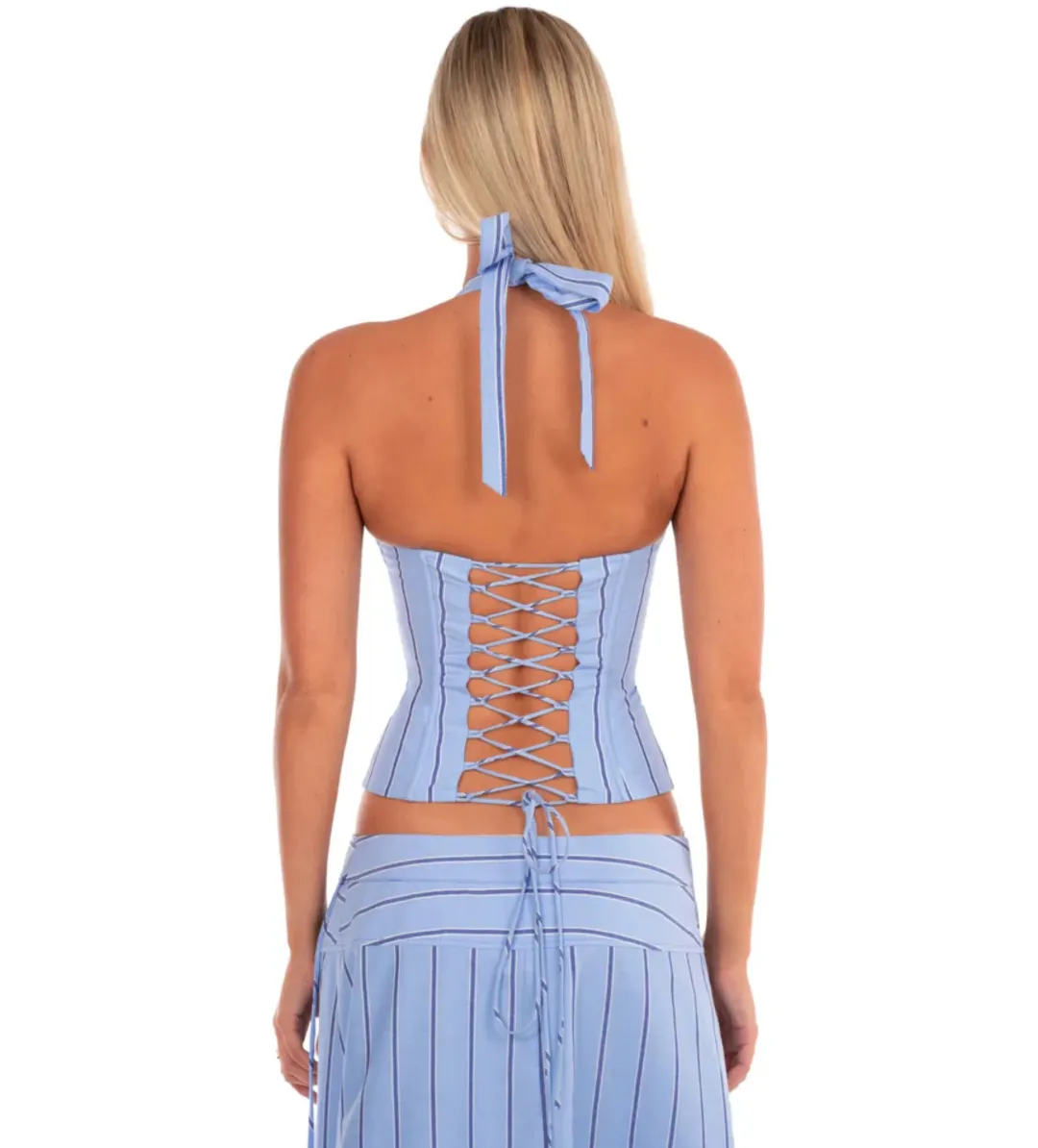 I Am Delilah Sabrina Set in Bluebell Size XS/AU6 for rent on The Volte - main image