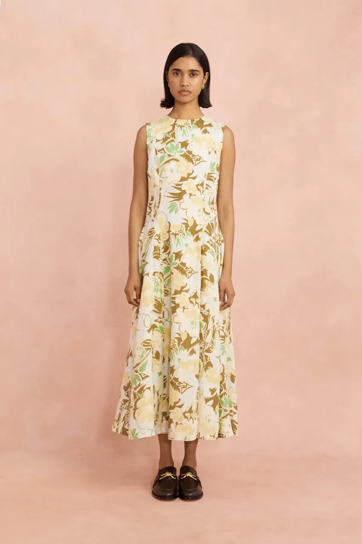 Lovaan Pollyanna Dress Hilary Print Size 8 for rent on The Volte - main image
